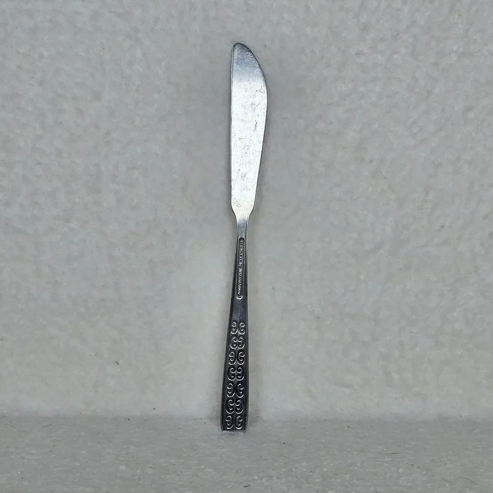 Vintage International Silver Serenata Butter Knife 7